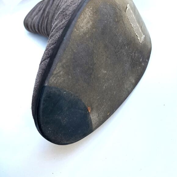 Paul Green Ruched Suede Booties in Taupe — Soft Leather Neutral with City Polish - Picture 15 of 16